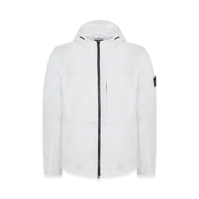 Stone Island 43310 Supima Cotton Hooded Jacket - 23SS "White"