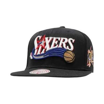 Mitchell&Ness NBA TRIPLE PLAY SNAPBACK HWC 76ERS "BLACK"