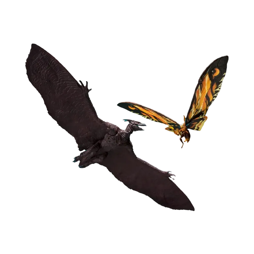 BANDAI "S.H.MonsterArts" -Godzilla: King of the Monsters- Mothra (2019) & Rodan (2019)