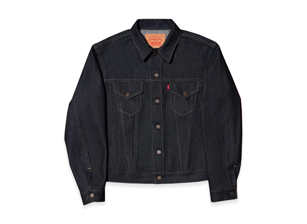 LEVI'S Vintage Clothing 1961 TypeIII Trucker Jacket Organic Rigid "Dark Indigo"