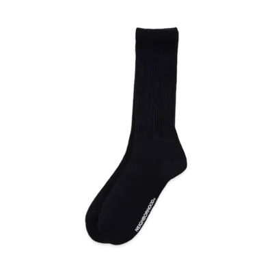 NEIGHBORHOOD Plain Socks "Black"