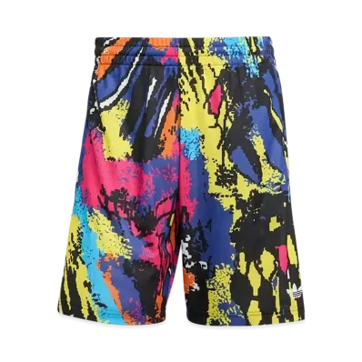 adidas Archive AOP Short "Multicolor/Bright Yellow"