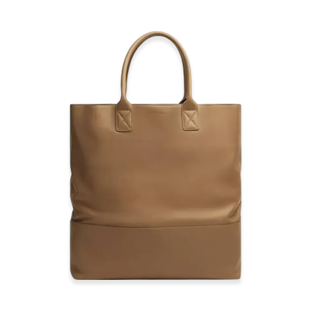 Bottega Veneta Maxi Intreccio Tote "Camel"