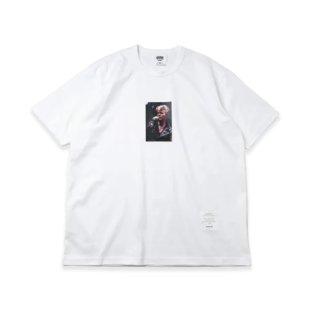 eYe JUNYA WATANABE MAN x BerBerJin Tee Heavyweight Cotton Jersey Garment Print David Bowie "White"