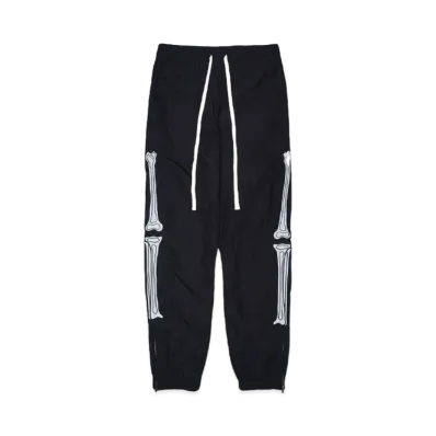 MAYO BONES Embroidery Nylon Pants "BLACK"