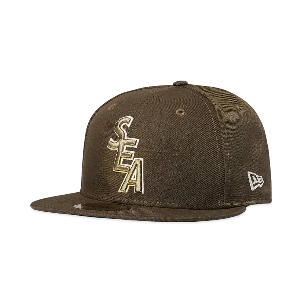 NewEra × Wds (S_E_A) 59 Fifty Cap "Sea Brown"