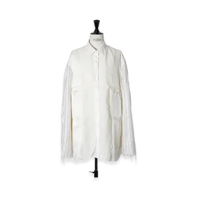 Maison Margiela Insideout Reversible Shirts Jacket "Natural"