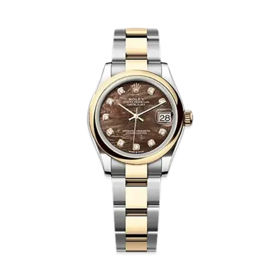 ROLEX Datejust 31mm Oystersteel & Yellow Gold 278243 "Black Mother-of-Pearl"