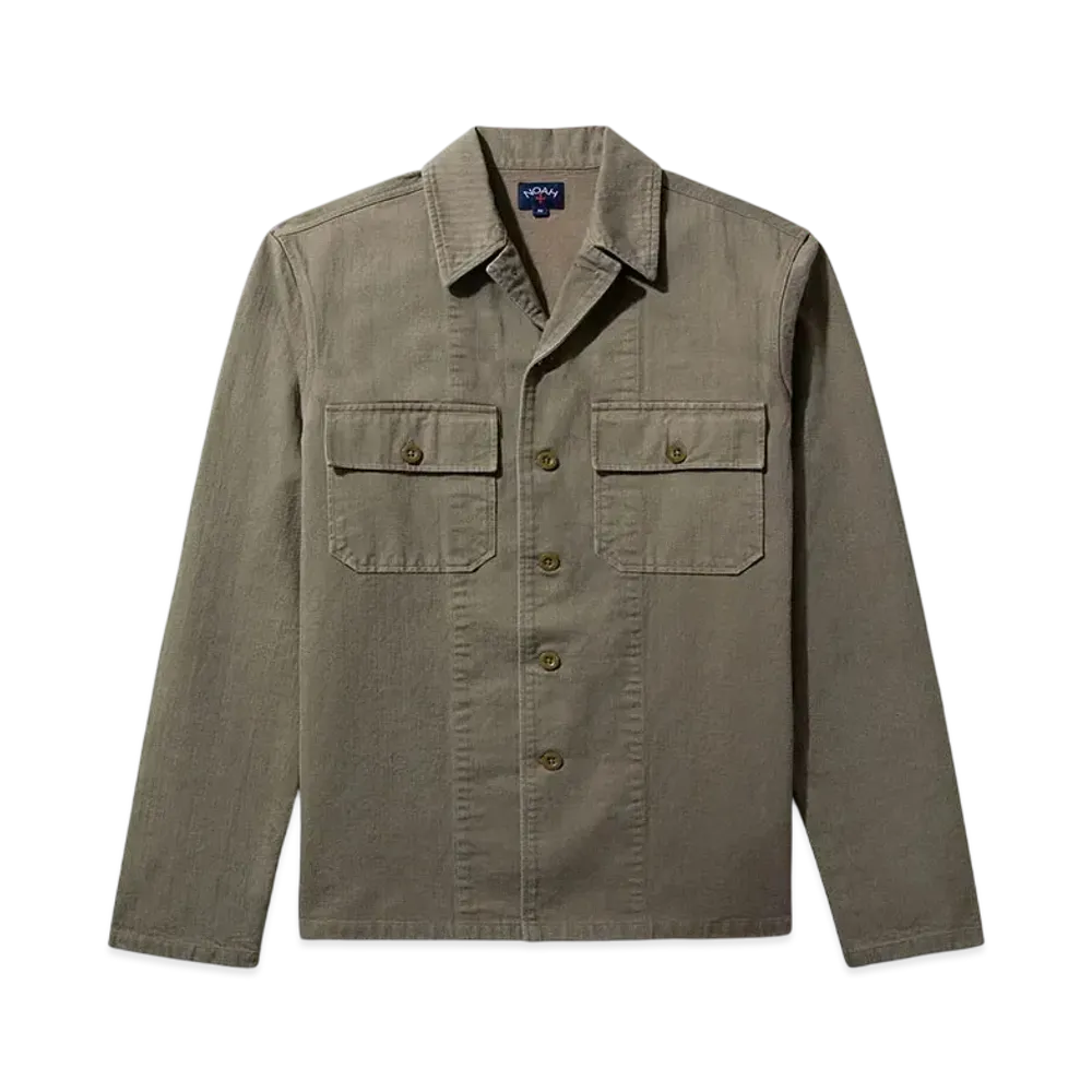 Noah Military Shirt "Army Green"