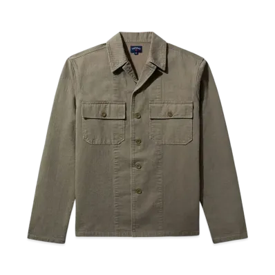 Noah Military Shirt "Army Green"
