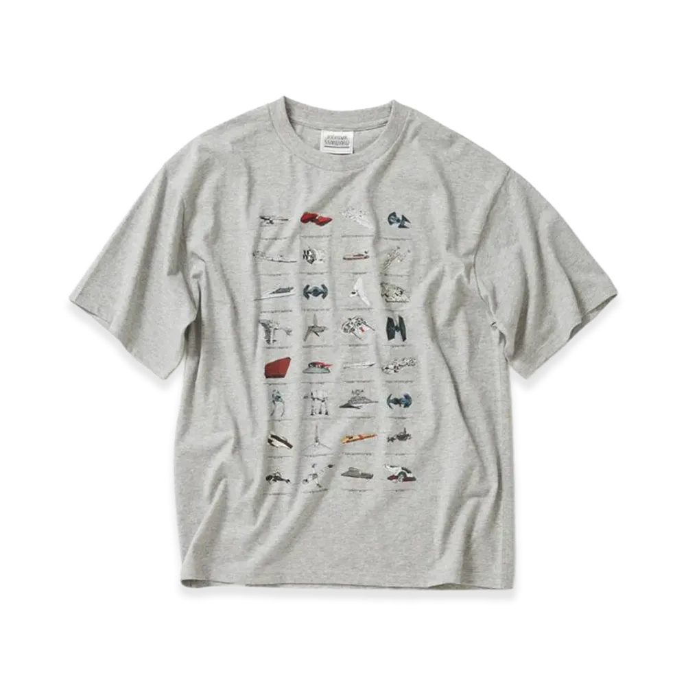 JOURNAL STANDARD x STAR WARS Mandalorian Print T-Shirt "Grey B"