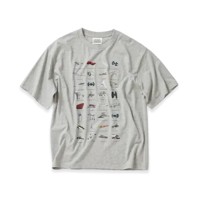 JOURNAL STANDARD x STAR WARS Mandalorian Print T-Shirt "Grey B"