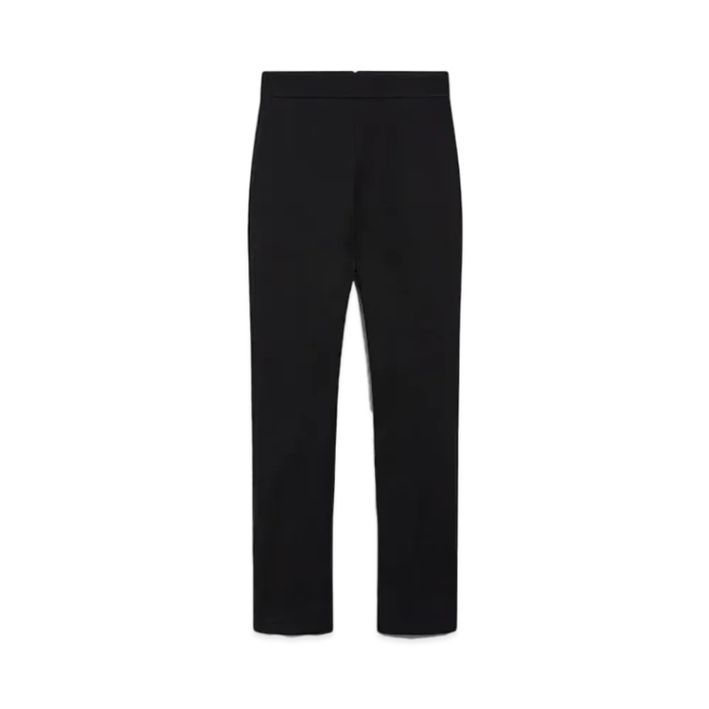 Max Mara Danila Cotton Double Face Pants "Black"