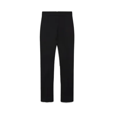 Max Mara Danila Cotton Double Face Pants "Black"