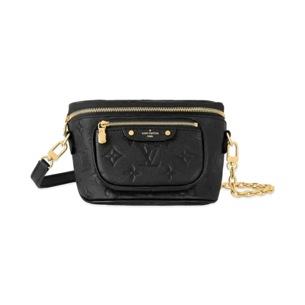 Louis Vuitton Mini Bumbag Monogram Empreinte Leather "Noir"