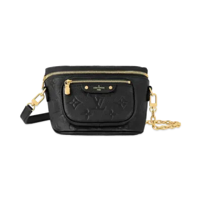 Louis Vuitton Mini Bumbag Monogram Empreinte Leather "Noir"