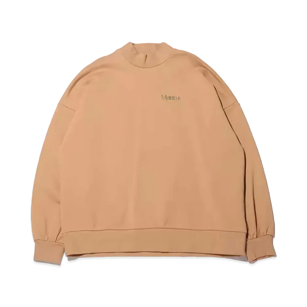 atmos pink x Gelisis High Neck Logo Sweatshirt "Beige"