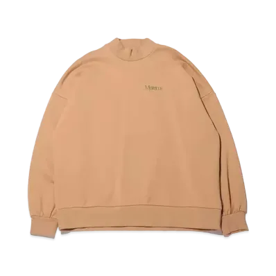 atmos pink x Gelisis High Neck Logo Sweatshirt "Beige"