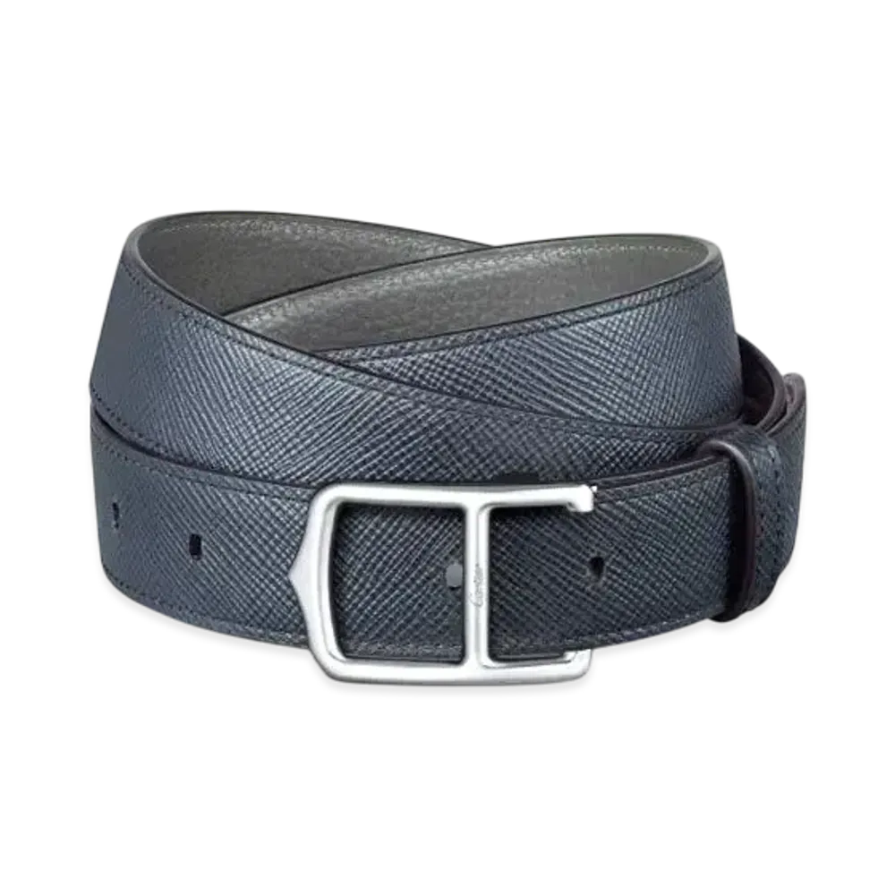 Cartier C Belt "Navy Blue/Charcoal Gray/Palladium"