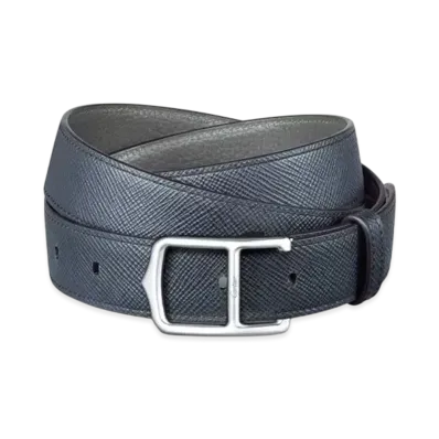 Cartier C Belt "Navy Blue/Charcoal Gray/Palladium"