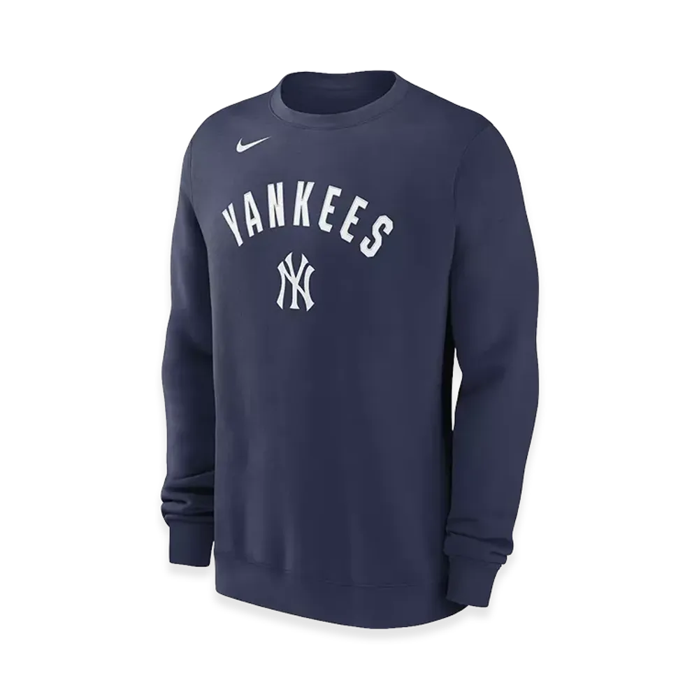 Nike Men's New York Yankees Twill Club Hoodie "Navy"