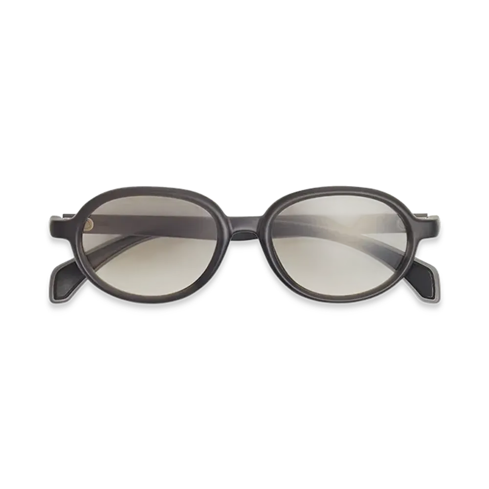 MONCLER Caprice Oval Sunglasses "Grey"