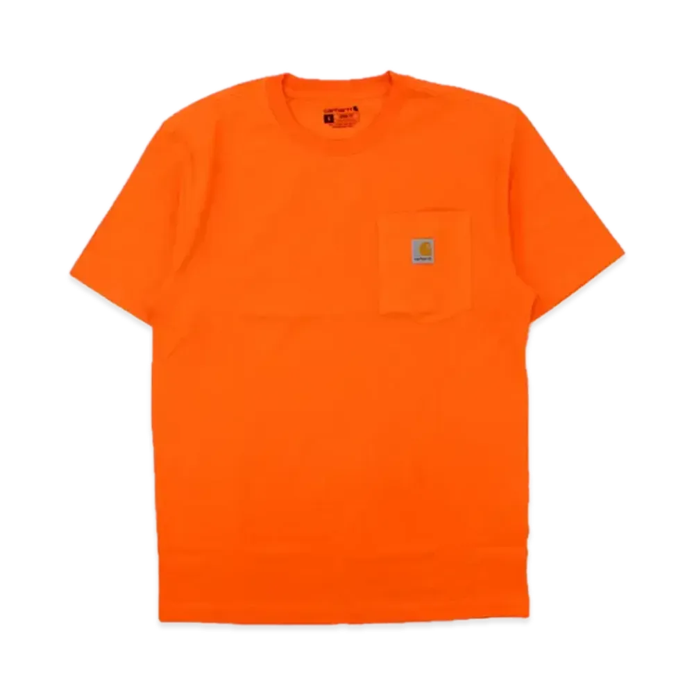 Carhartt Relaxed Fit Heavyweight Short-Sleeve Pocket T-Shirt "Bright Orange"