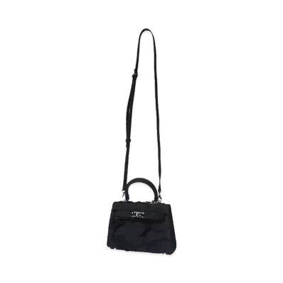 EMOTIONAL WORLD Vintage Shoulder Bag-19 "BLACK NAVY"