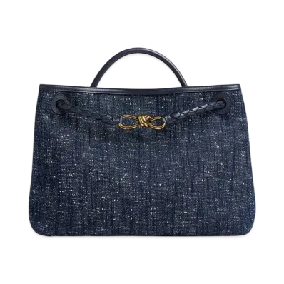 Bottega Veneta Andiamo "Navy/White/Orange"