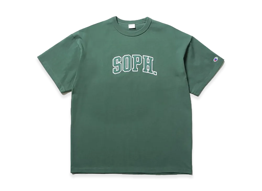 SOPH. x Champion Crewneck Tee "Green"