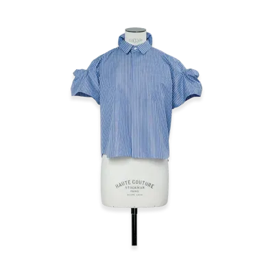 sacai Poplin Shirt "Blue Stripe"