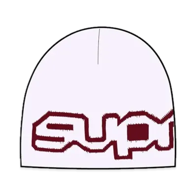 Supreme Wrap Logo Beanie "White"
