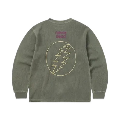 thisisneverthat GD SYF Waffle L/S Top "Mud"