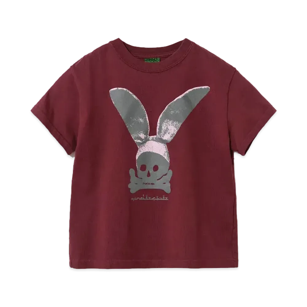 UNDERCOVER 24SS Cotton T-Shirt Kids "Bordeaux"
