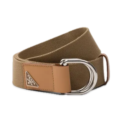 PRADA Cotton Belt "Sand Beige"