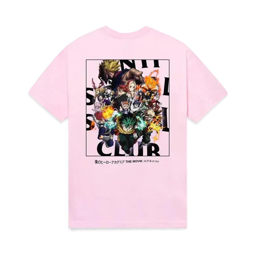 ANTI SOCIAL SOCIAL CLUB x MY HERO ACADEMIA You're Next Tee "Candy Pink"