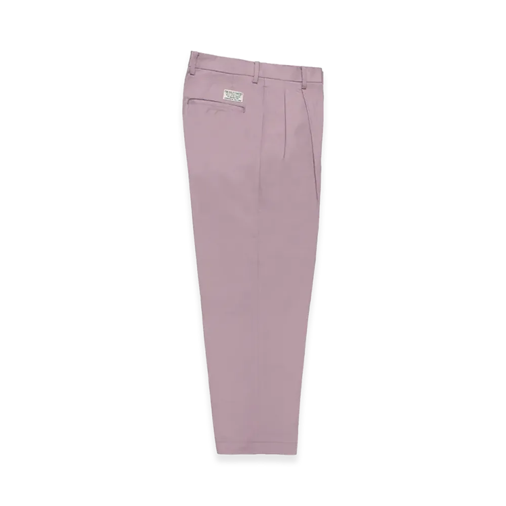 WACKO MARIA Double Pleated Chino Trousers "Light Purple"