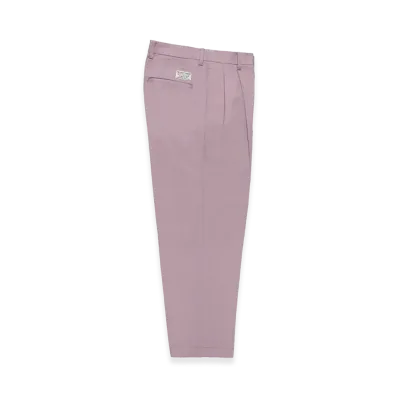 WACKO MARIA Double Pleated Chino Trousers "Light Purple"