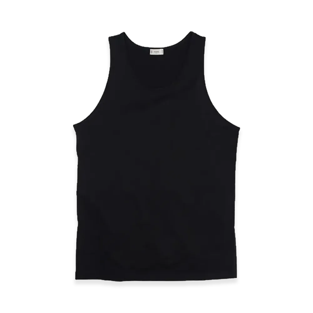 YOKE 46G Suvin Cotton Tunktop "Black"