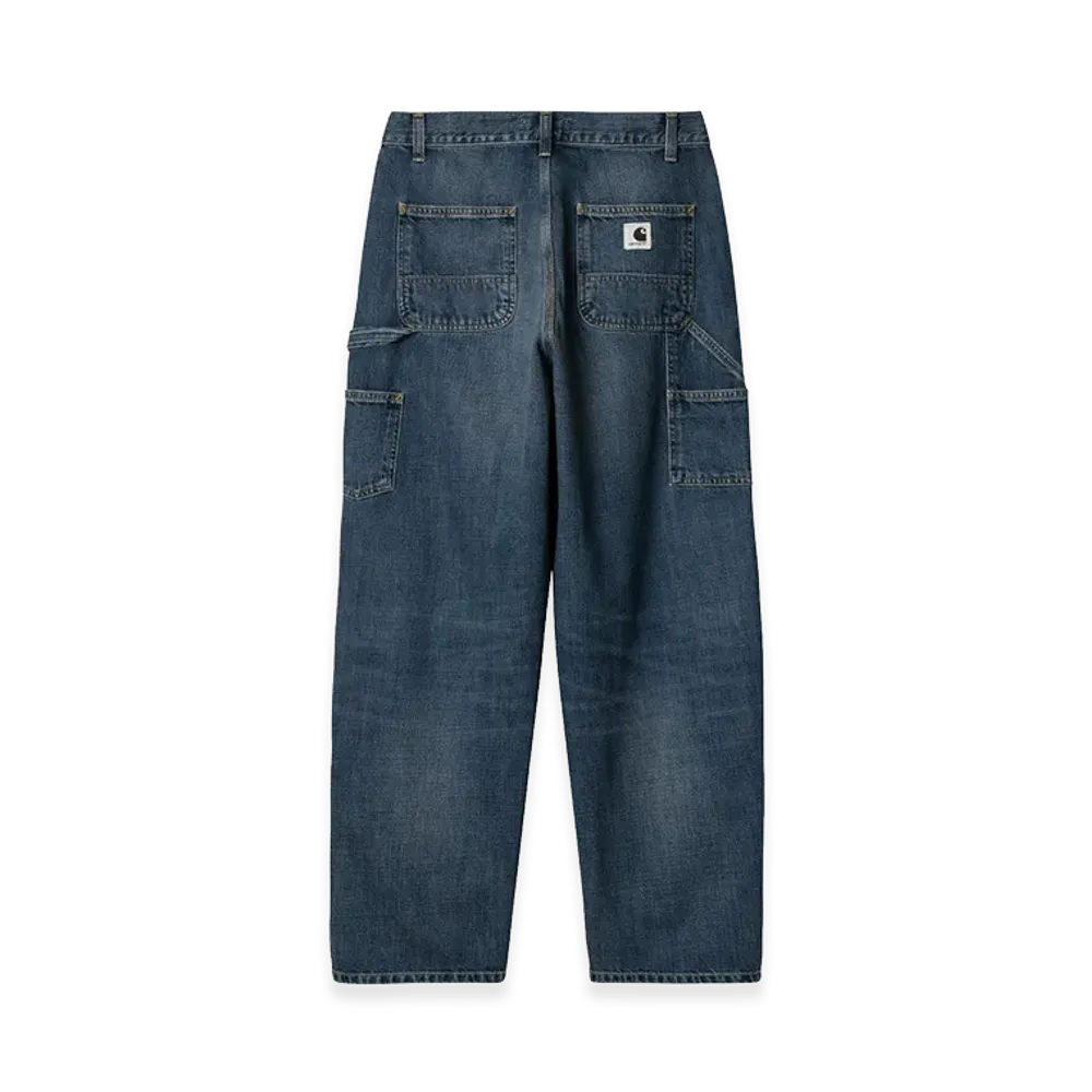 Carhartt WIP Women's Brandon Double Knee Pant "Blue(Dark Used Wash)"