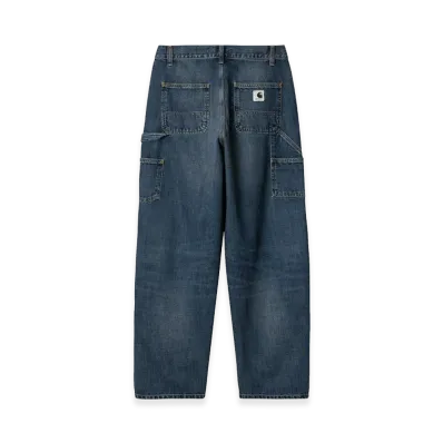 Carhartt WIP Women's Brandon Double Knee Pant "Blue(Dark Used Wash)"