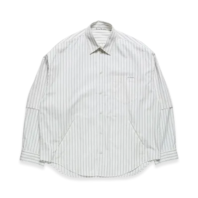 Acne Studios Double Sleeve Button-Up Shirt "Off White Grey"