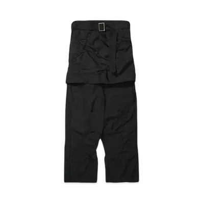 HTH 2way skirt "BLACK"