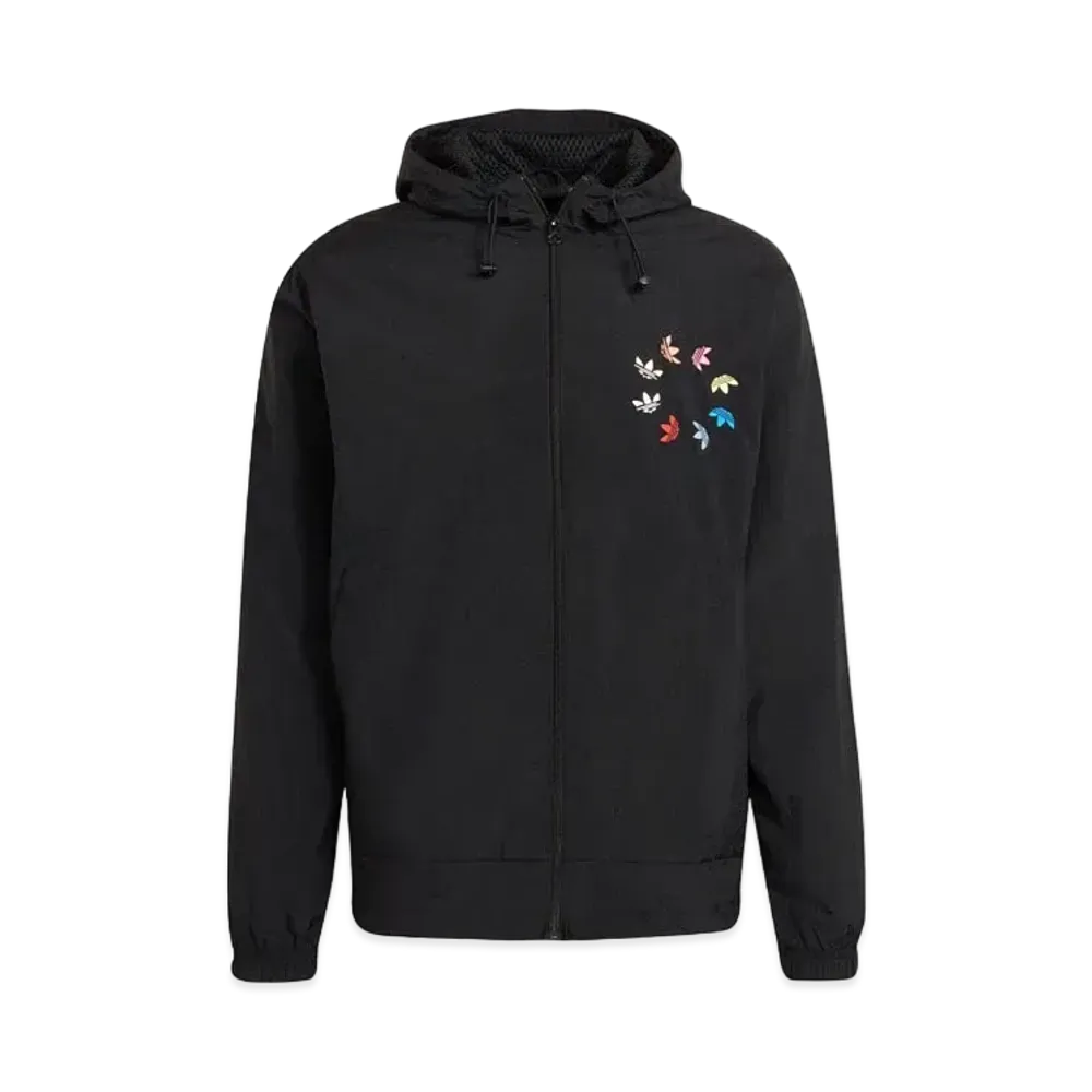 ADIDAS ADICOLOR SHATTERED TREFOIL WINDBREAKER "Black/Multicolor"