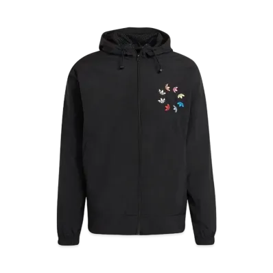 ADIDAS ADICOLOR SHATTERED TREFOIL WINDBREAKER "Black/Multicolor"