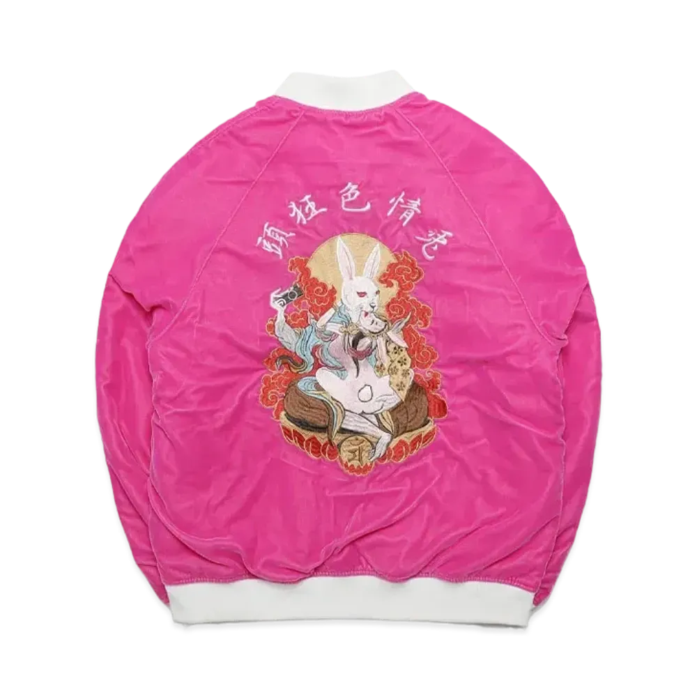 FR2 Velvet Souvenir Jacket "Pink"