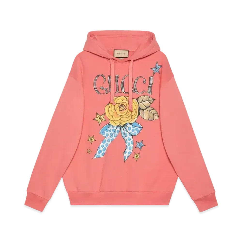 GUCCI x Yuko Higuchi Magic Rose Sweatshirt Japan Exclusive "Peach"