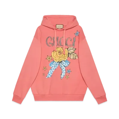 GUCCI x Yuko Higuchi Magic Rose Sweatshirt Japan Exclusive "Peach"