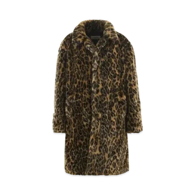 SAINT Mxxxxxx Leopard Fur Coat "Leopard"