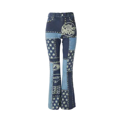 HYSTERIC GLAMOUR Type Logo Pattern Reversible Sweatpants "Multi"